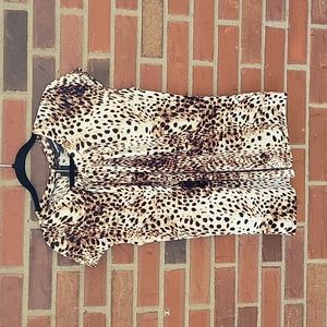 Liz  Claibourne animal print blouse